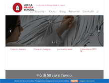 Tablet Screenshot of luccamangaschool.com